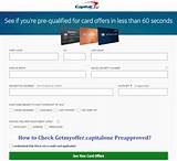 Capital One Pre Approved Credit Card Offer Images
