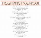 Images of Workout Exercises During Pregnancy