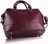 Burgundy Leather Handbag Images