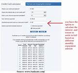Credit Card Cash Advance Interest Rate Calculator Images