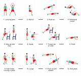 Pictures of Circuit Training Using Body Weight