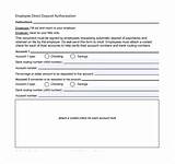 Images of Direct Deposit Forms For Quickbooks Payroll