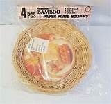 Photos of Bamboo Paper Plate Holders