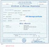 Nyc Marriage License Copy Images
