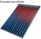 Pictures of Evacuated Tube Solar Thermal Collectors