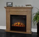 Images of Rustic Oak Electric Fireplace