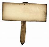 Wood Signs Blank Pictures