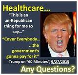Photos of Trump Healthcare Quote 2017