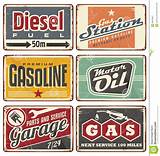 Photos of Gas Station Signs Vintage