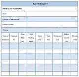 Free Payroll Forms Templates Images