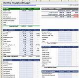 Excel Home Improvement Template Pictures