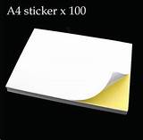 Sticker Label Paper A4