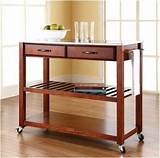 Pictures of Crosley Furniture Stainless Steel Top Kitchen Cart
