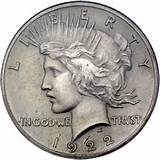 Photos of Liberty Dollar 1922 Silver Value
