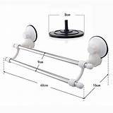 Images of Suction Cup Bathroom Towel Rack