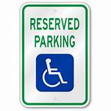 Pictures of Nc Handicap Parking Signs