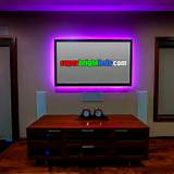 Led Lighting Behind Tv Pictures