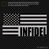 American Flag Infidel Sticker