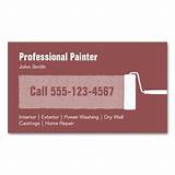 Business Cards Painting Contractors Images