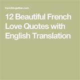 French Quotes With English Translation Tumblr Images