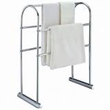 Images of Chrome Standing Towel Rack