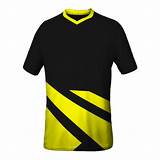 Black And Yellow Soccer Team