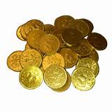 Chocolate Gold Foil Coins Images
