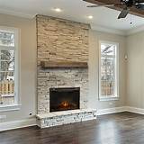 Pictures of Electric Fireplace With Mantel And Shelves