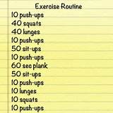 Quick Daily Exercise Routine Images
