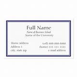 Business Student Business Cards Pictures