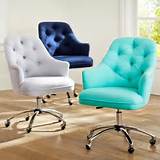 Upholstered Adjustable Desk Chair Images