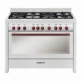 Stainless Steel Stove With Red Knobs Images