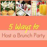 How To Host A Brunch Pictures