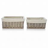 Images of Lined Storage Baskets