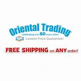Pictures of Oriental Trading Company Shipping Code