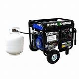 Propane Gas Electric Start Portable Generator Pictures