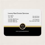 Luxury Real Estate Business Cards