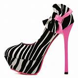 Images of Zebra Print Heels