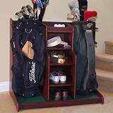 Golf Bag Storage Racks Photos