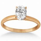 Rose Gold Solitaire Ring Setting