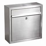 Large Stainless Steel Mailbo