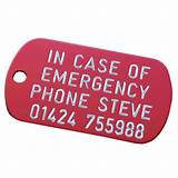In Case Of Emergency Tags
