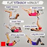 Workout Exercises Stomach Pictures