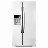 Samsung 24 5 Cu Ft Side By Side Refrigerator White Images