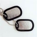 Images of Military Dog Tags