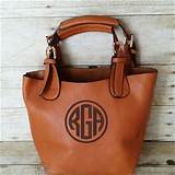 Pictures of Leather Monogrammed Handbags