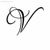 Pictures of Capital V In Cursive