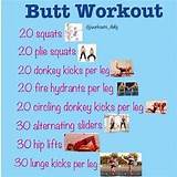 Photos of Exercises To Tone Butt