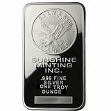 Images of How Big Is A 1 Oz Silver Bar