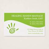 Massage Therapy Cards Photos